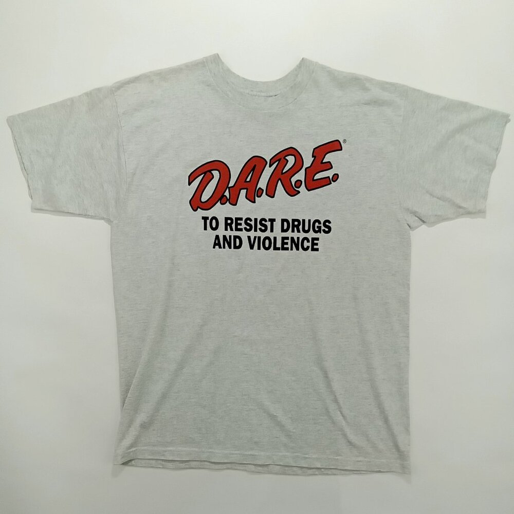 Vintage 90's DARE To Keep Kids Off Drugs Adult T Shirt Size:XL